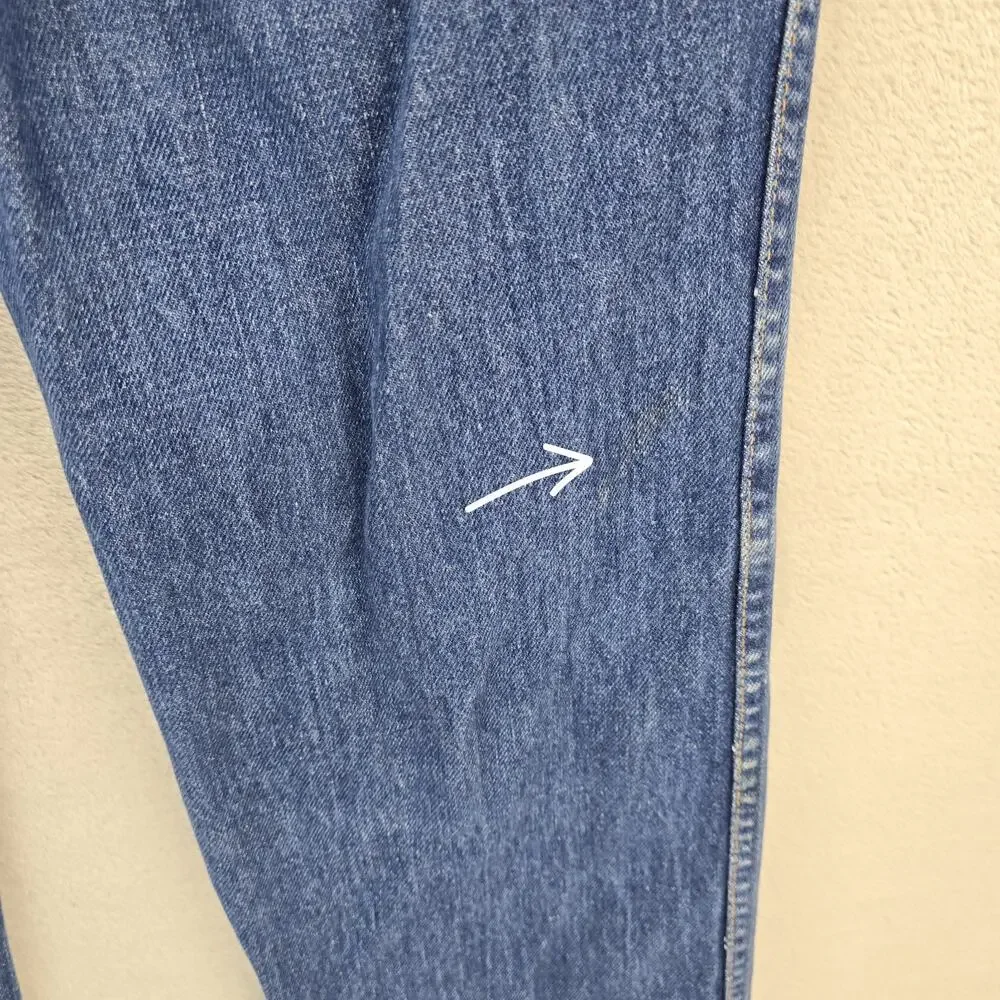 Vintage 80s Levis 557 Jeans Mens 30x36 (Fits 29x29) Blue Cowboy Western USA Made